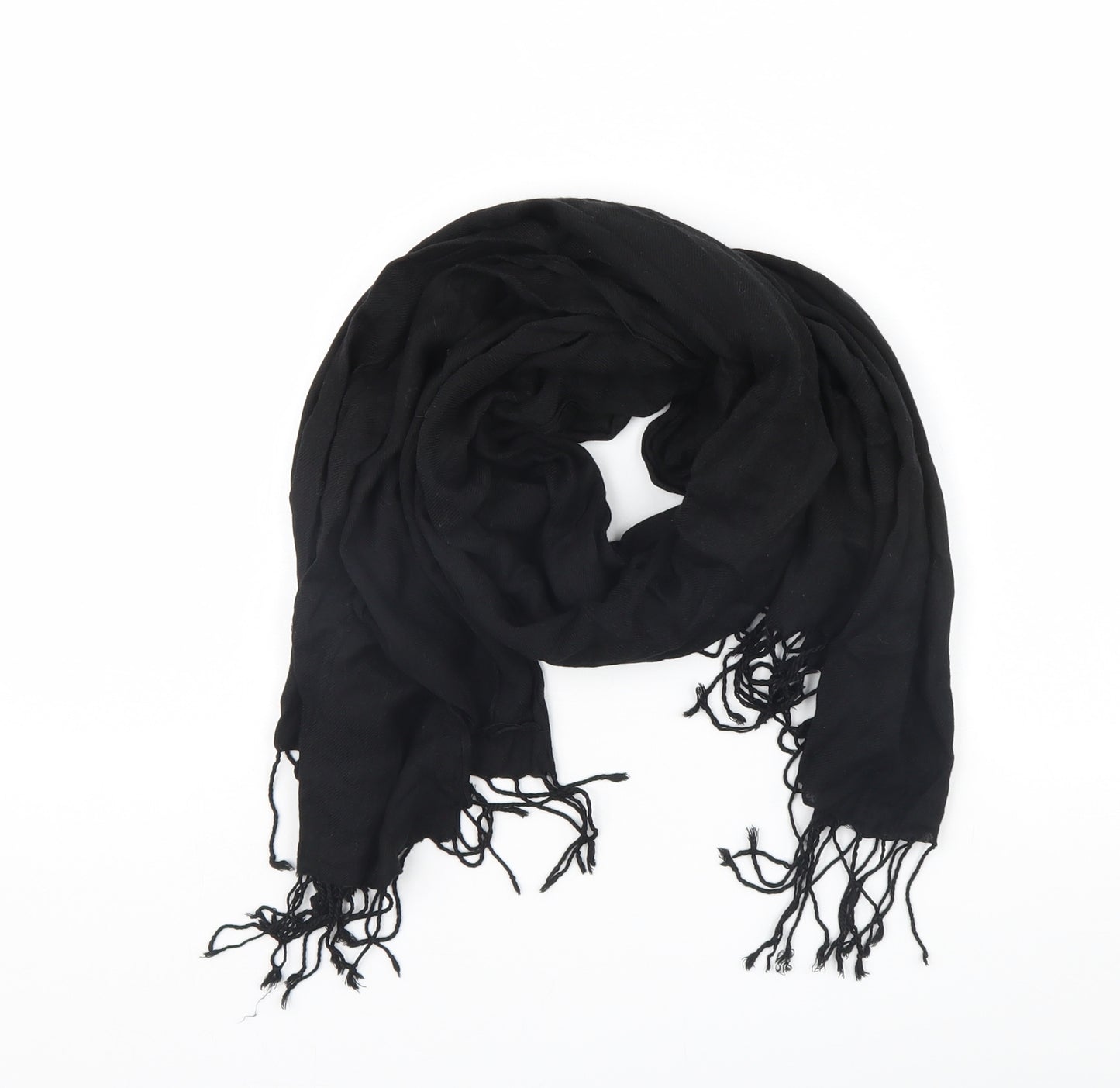 Preworn Womens Black Scarf