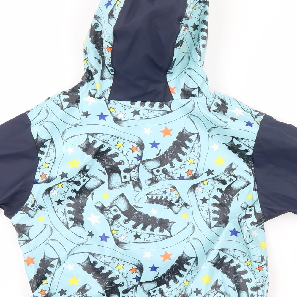 IUPILU Boys Blue Rain Coat Coat Size 18-24 Months