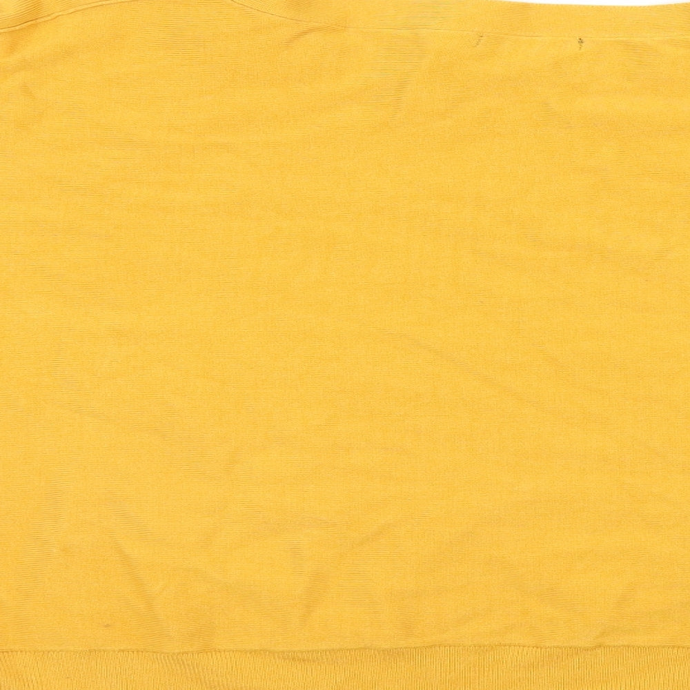 Roman Womens Yellow Pullover Jumper Size 18