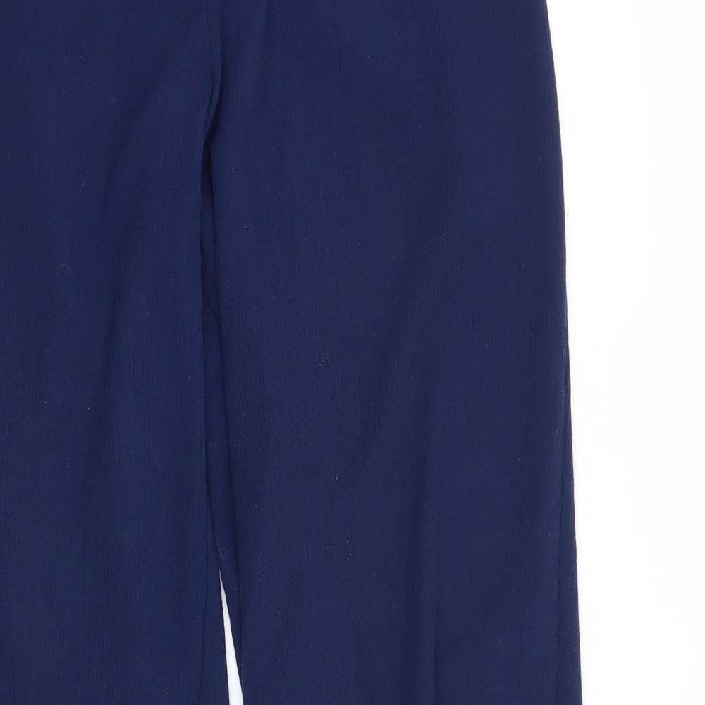 AMARANTO Womens Blue Trousers Size 14 L28 in