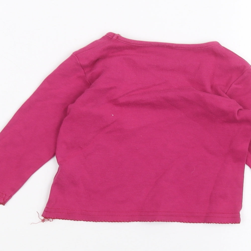 Cherokee Baby Pink Basic T-Shirt Size 9-12 Months