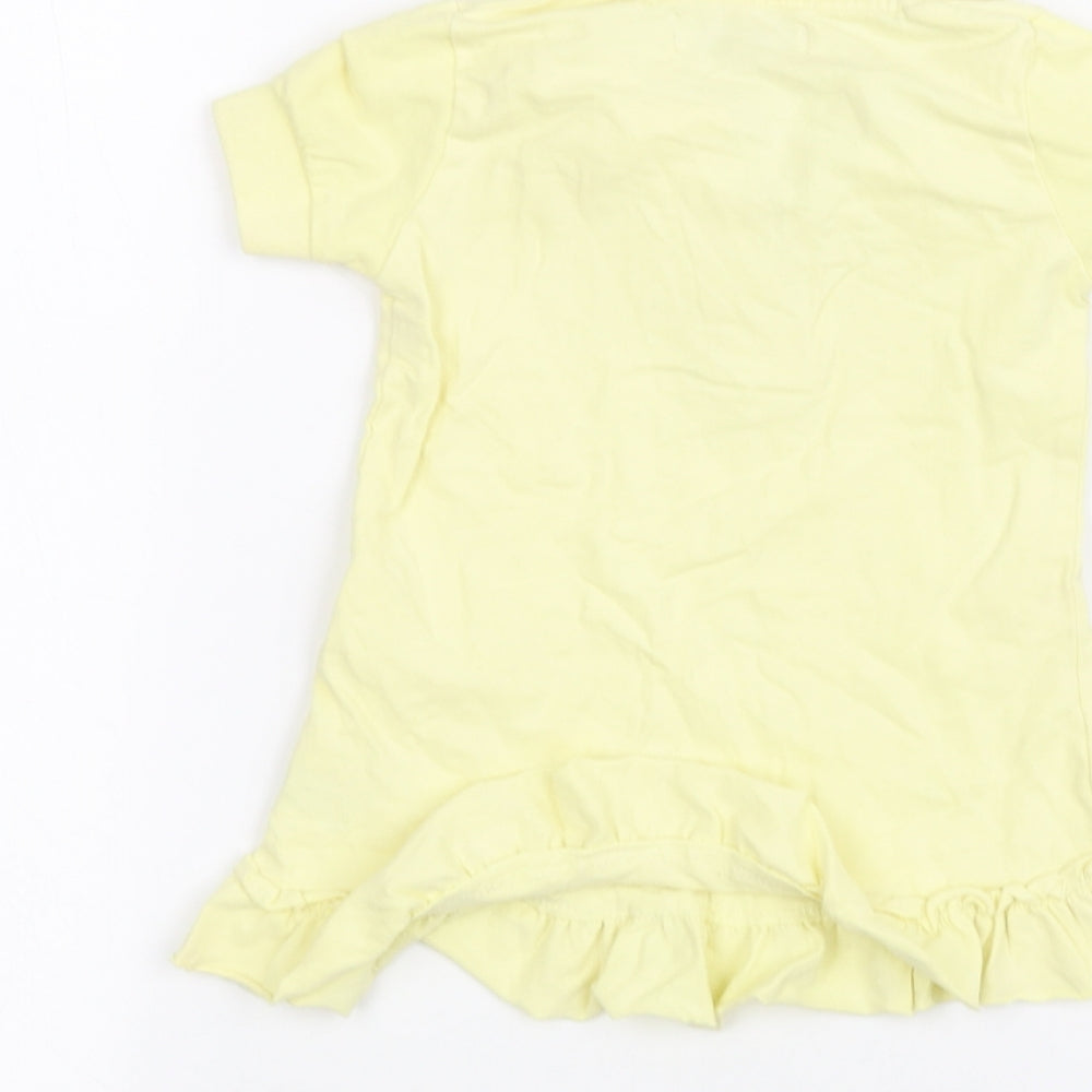 Earlydays Baby Yellow Basic Polo Size 12-18 Months