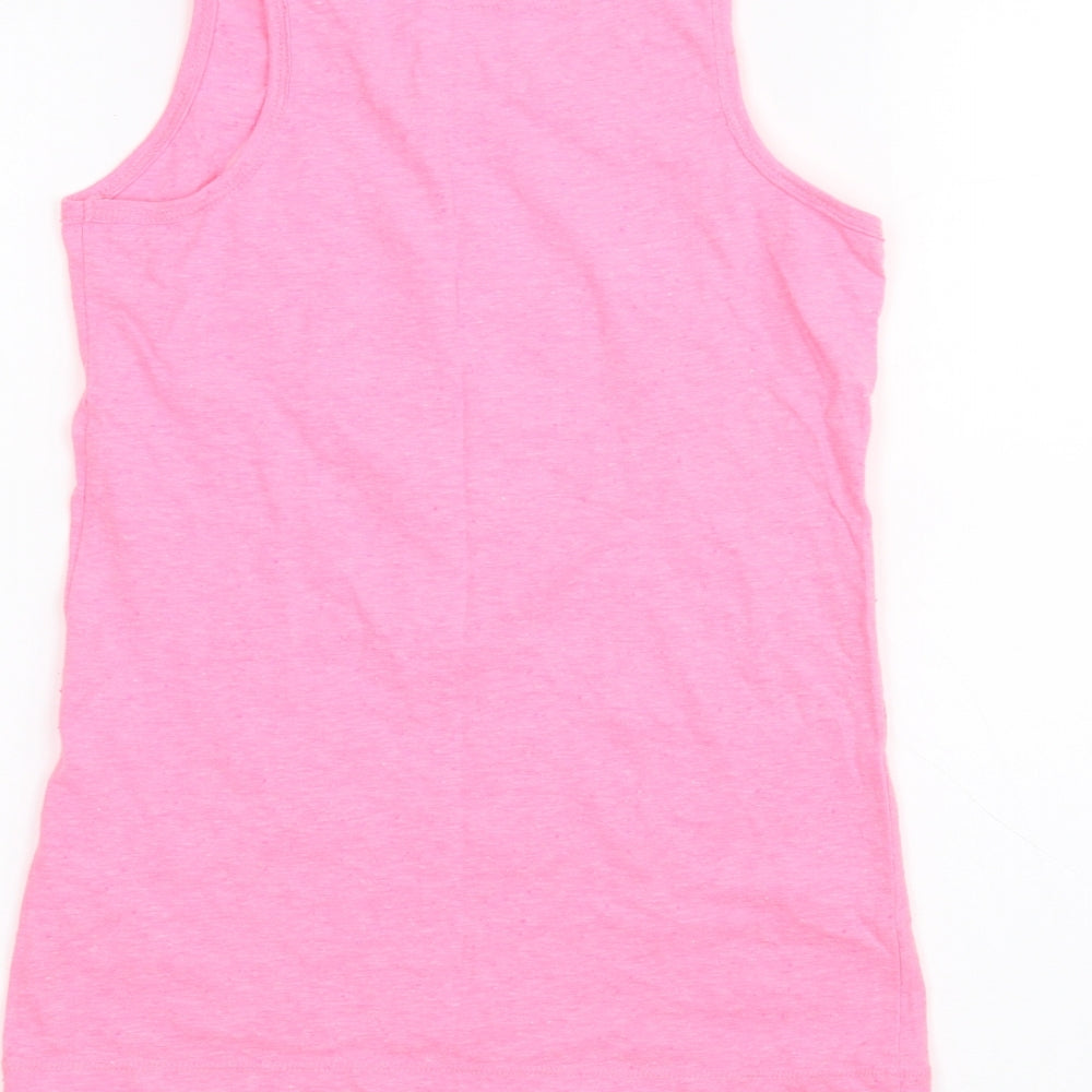 NEXT Girls Pink Basic Tank Size 10 Years