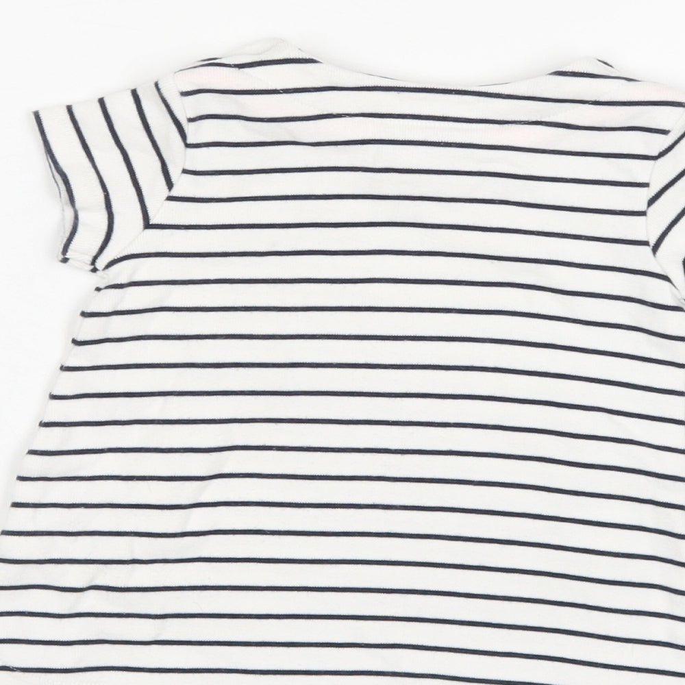 NEXT Boys White Striped Pullover Casual Size 3-6 Months