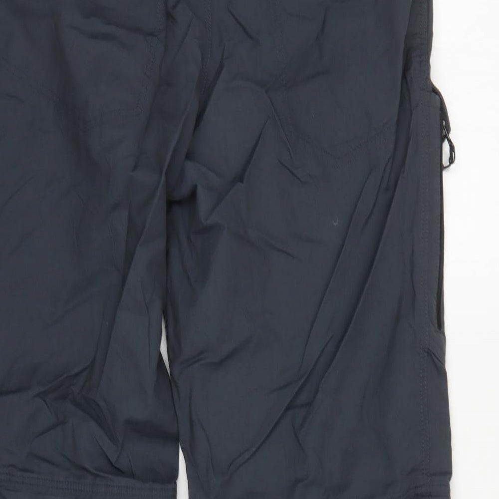 M&S Mens Grey Cargo Trousers Size 34 L29 in