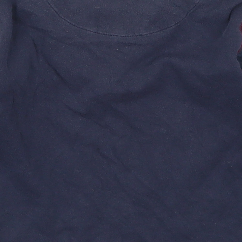 NEXT Boys Blue Solid Cami Pyjama Top Size 18-24 Months - Stars