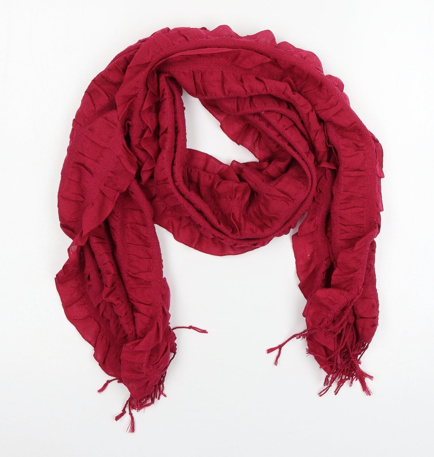 Preworn Womens Pink Scarf