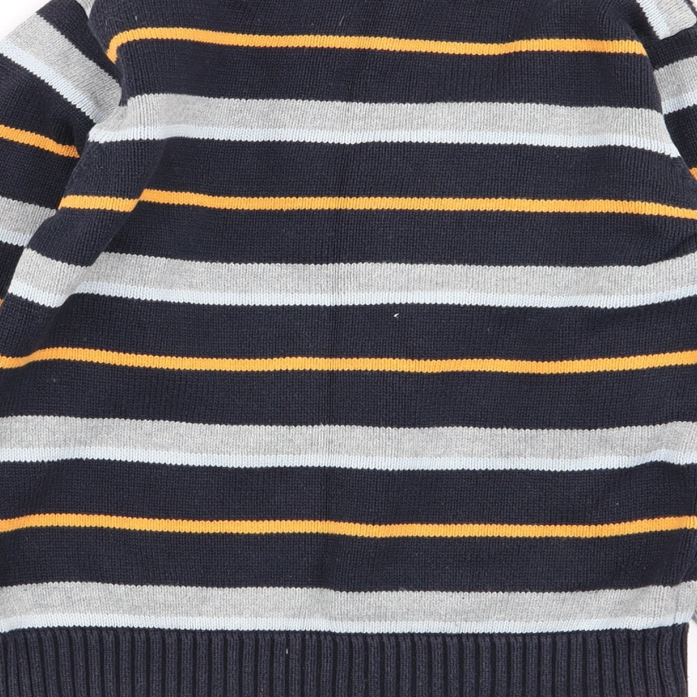 Gymboree Boys Multicoloured Striped Pullover Jumper Size M
