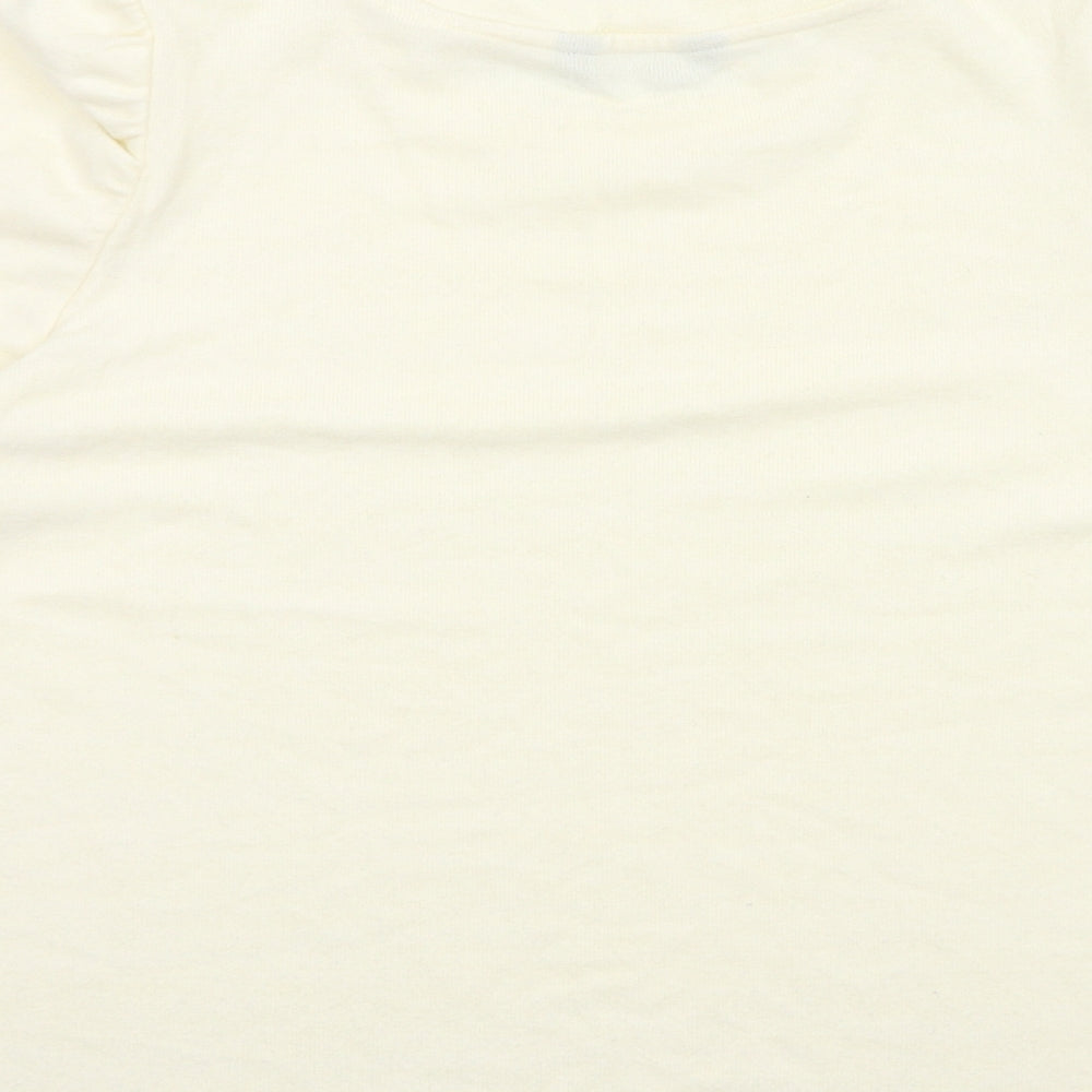 F&F Womens Ivory Knit Pullover Jumper Size 14