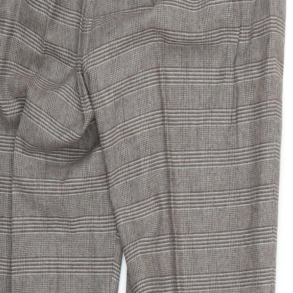 Charles Tyrwhitt Mens Brown Check Trousers Size 34 L25 in