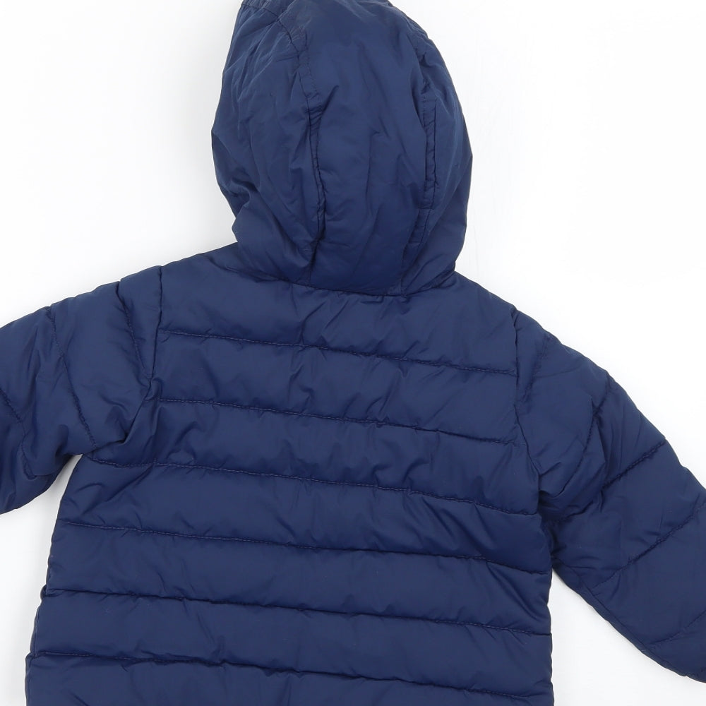 Gap Boys Blue Basic Coat Coat Size 2 Years