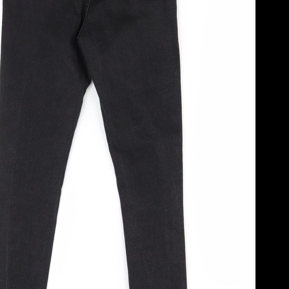 New Look Girls Black Denim Skinny Jeans Size 12 Years