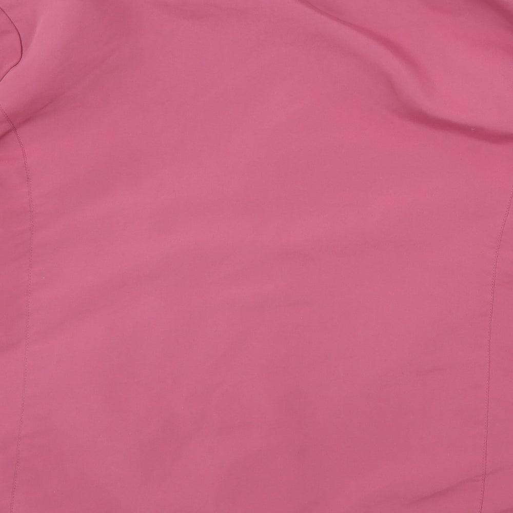 BM Womens Pink Rain Coat Coat Size M