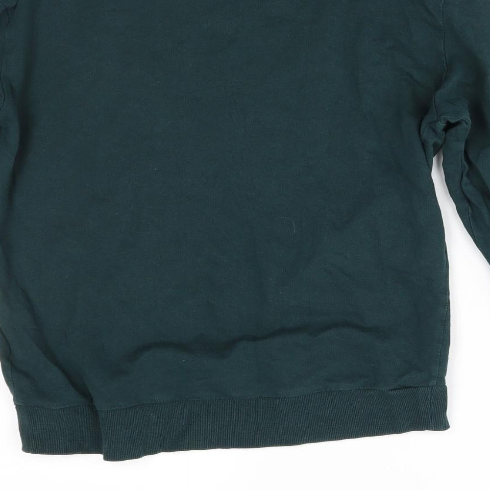 H&M Womens Green Pullover Jumper Size XS - property of no one