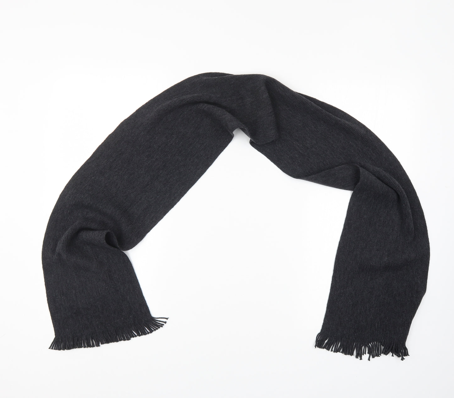 Preworn Unisex Grey Scarf One Size