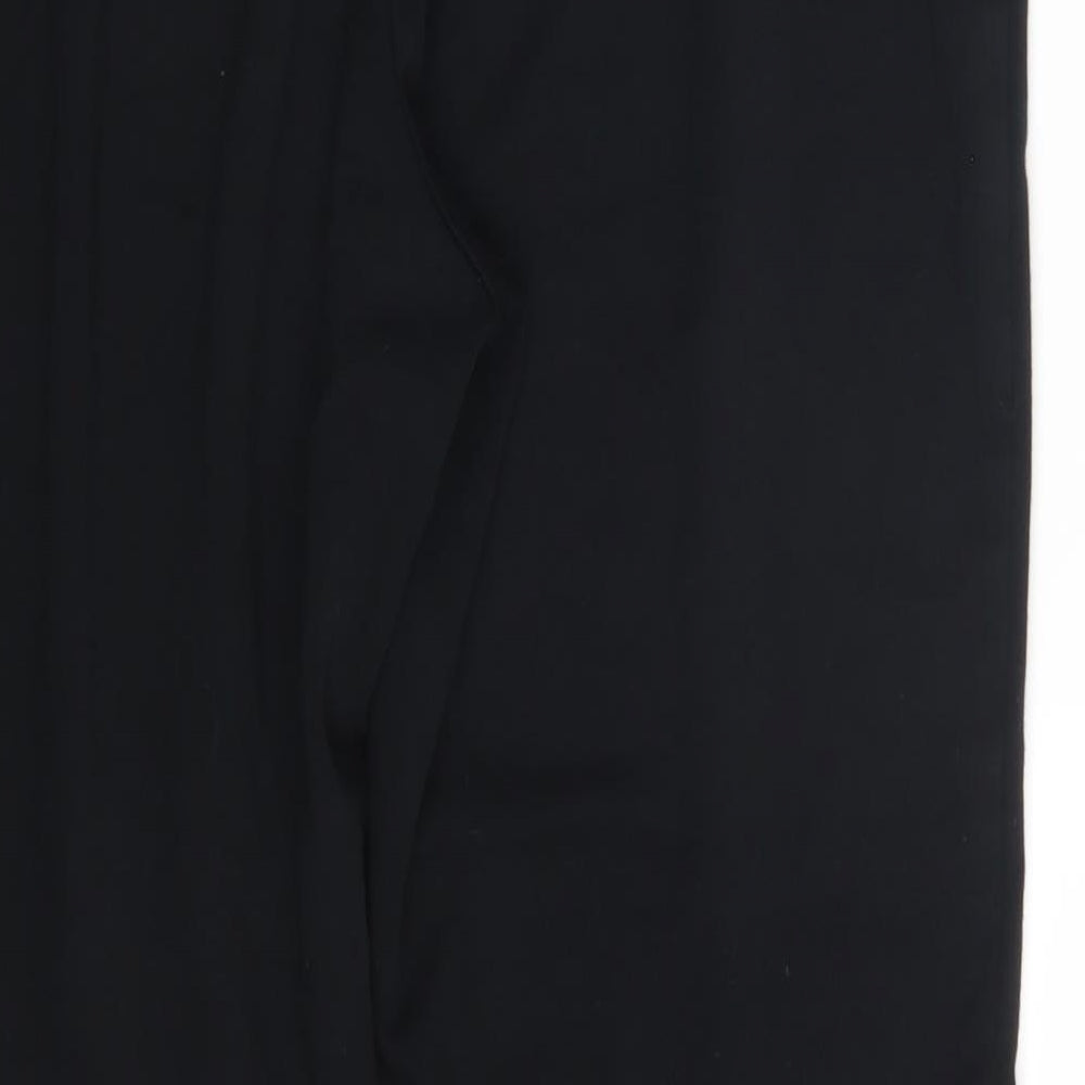 M&S Womens Black Trousers Size 10 L24 in