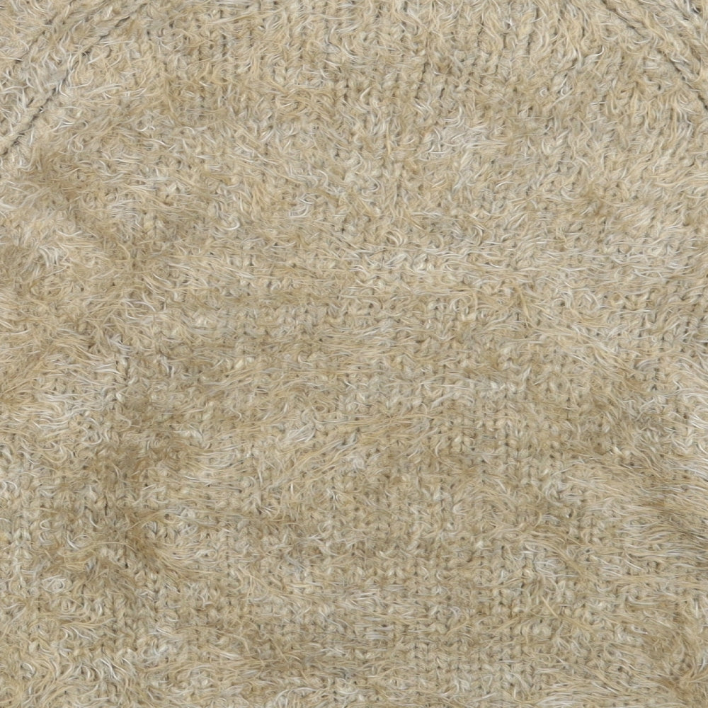 M&S Womens Beige Pullover Jumper Size 10