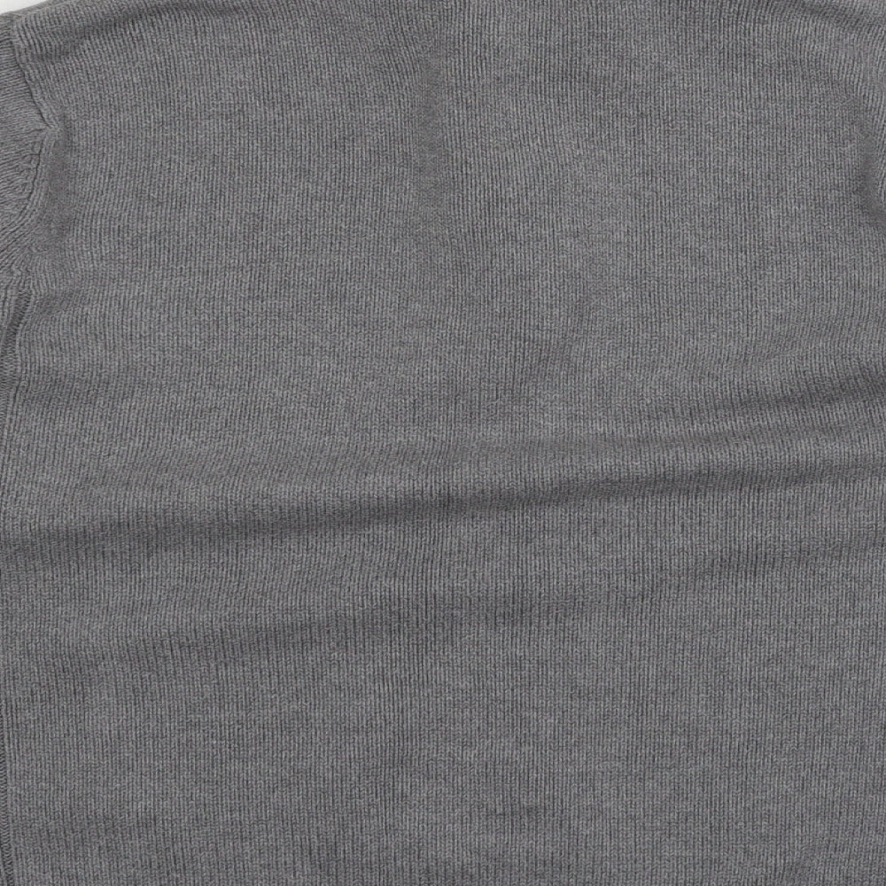 Blue Harbour Mens Grey Knit Pullover Jumper Size L