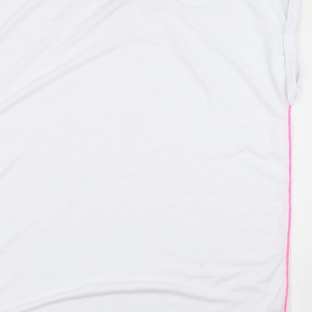 Asda George Womens White Basic T-Shirt Size 16