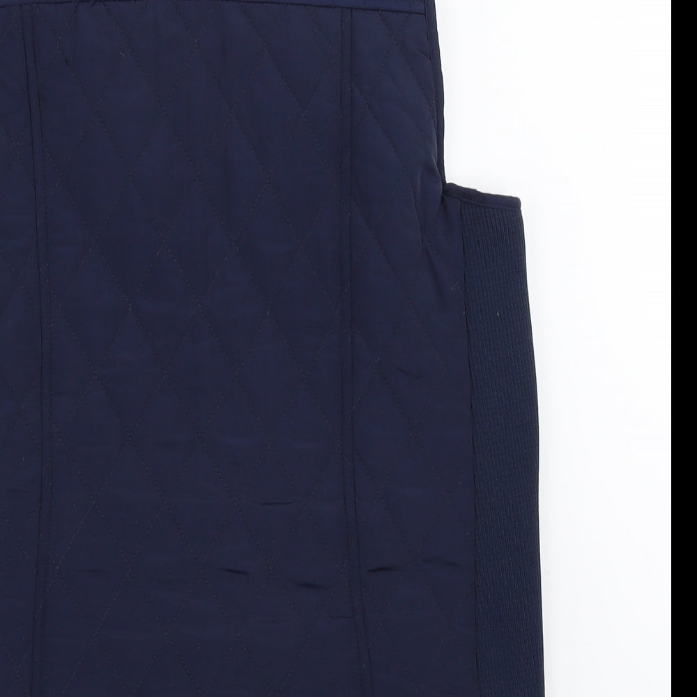 EWM Womens Blue Gilet Coat Size S