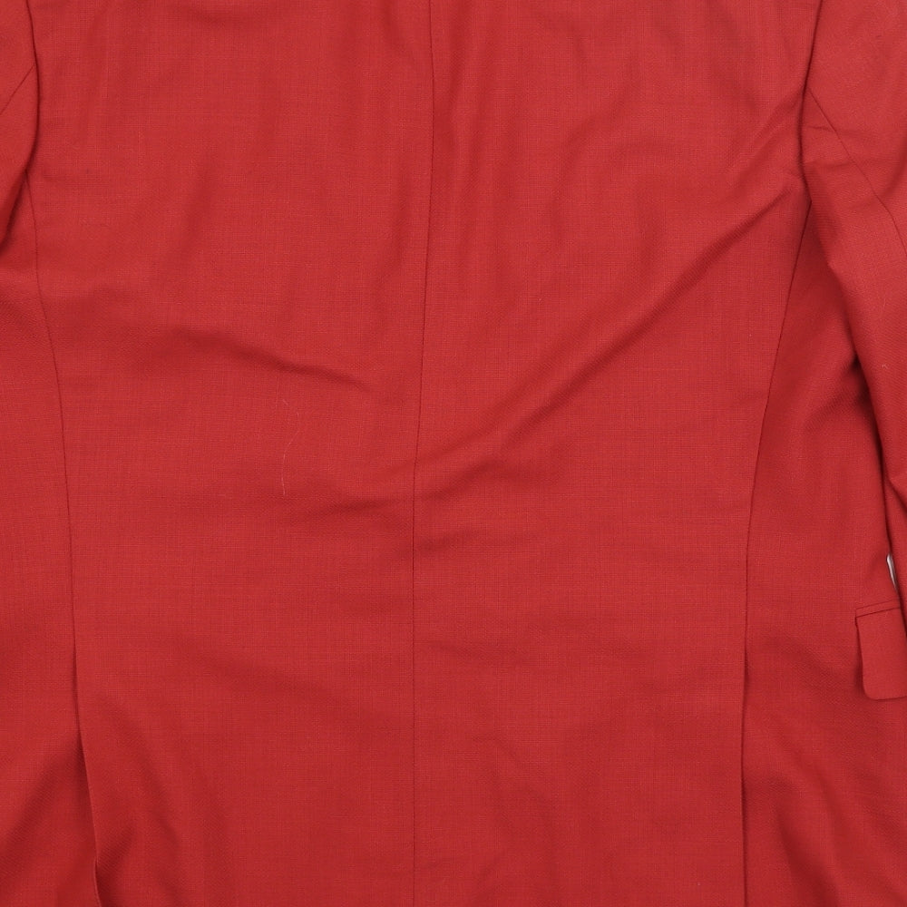 Preworn Mens Red Jacket Blazer