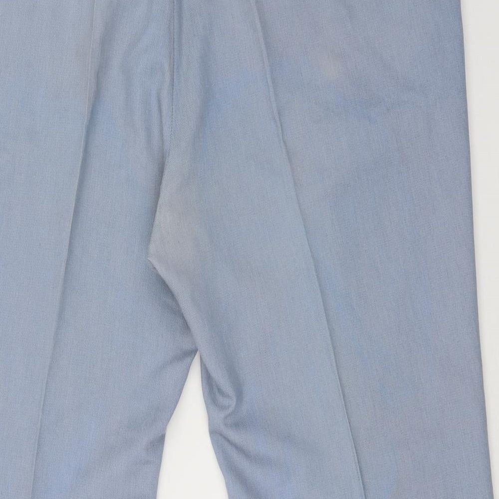St Michael Mens Blue Dress Pants Trousers L31 in