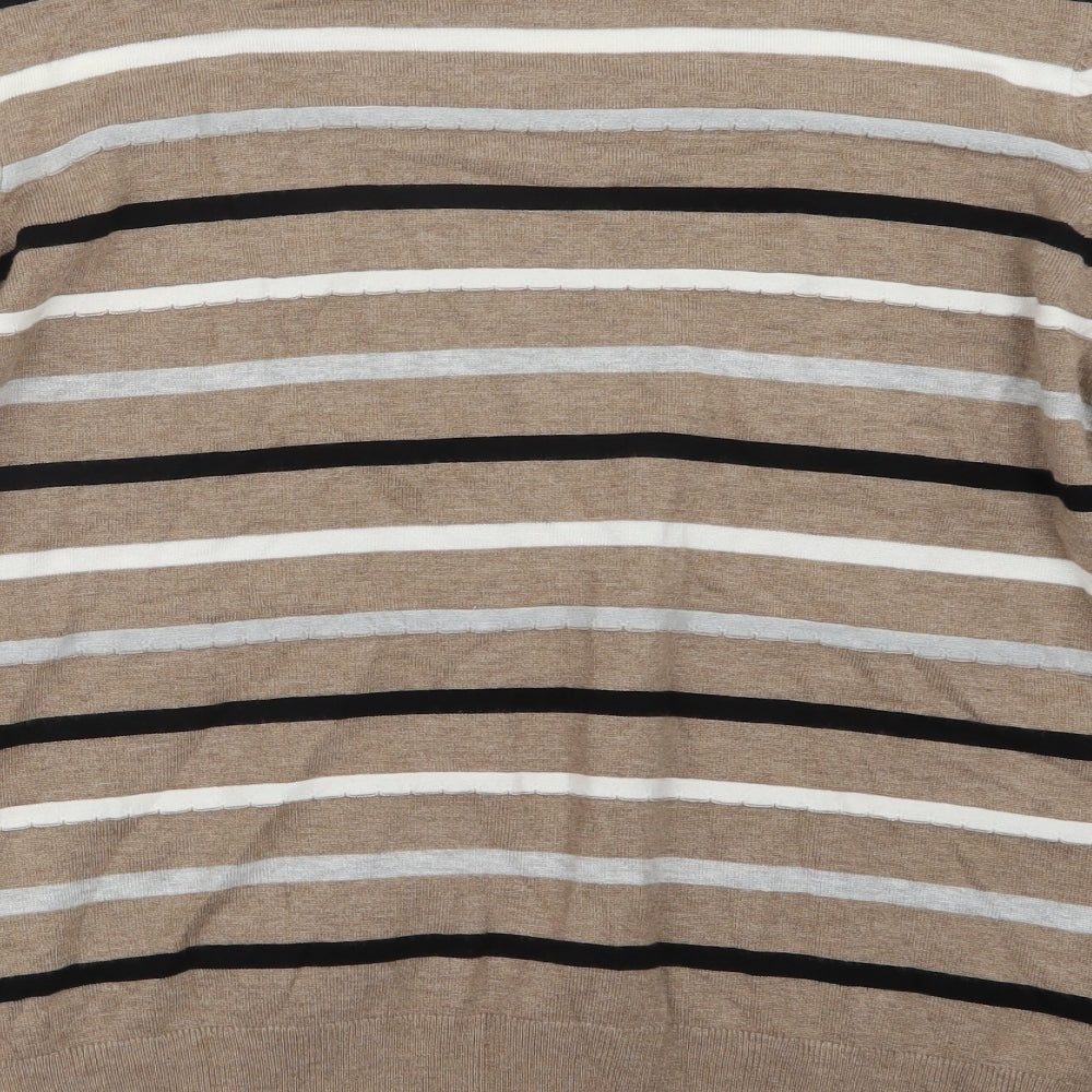 CC Womens Beige Pullover Jumper Size XL