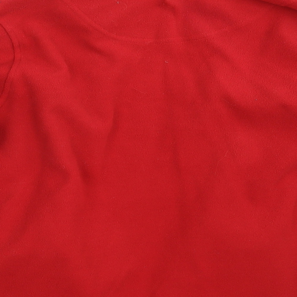 BHS Womens Red Full Zip Jumper Size 14