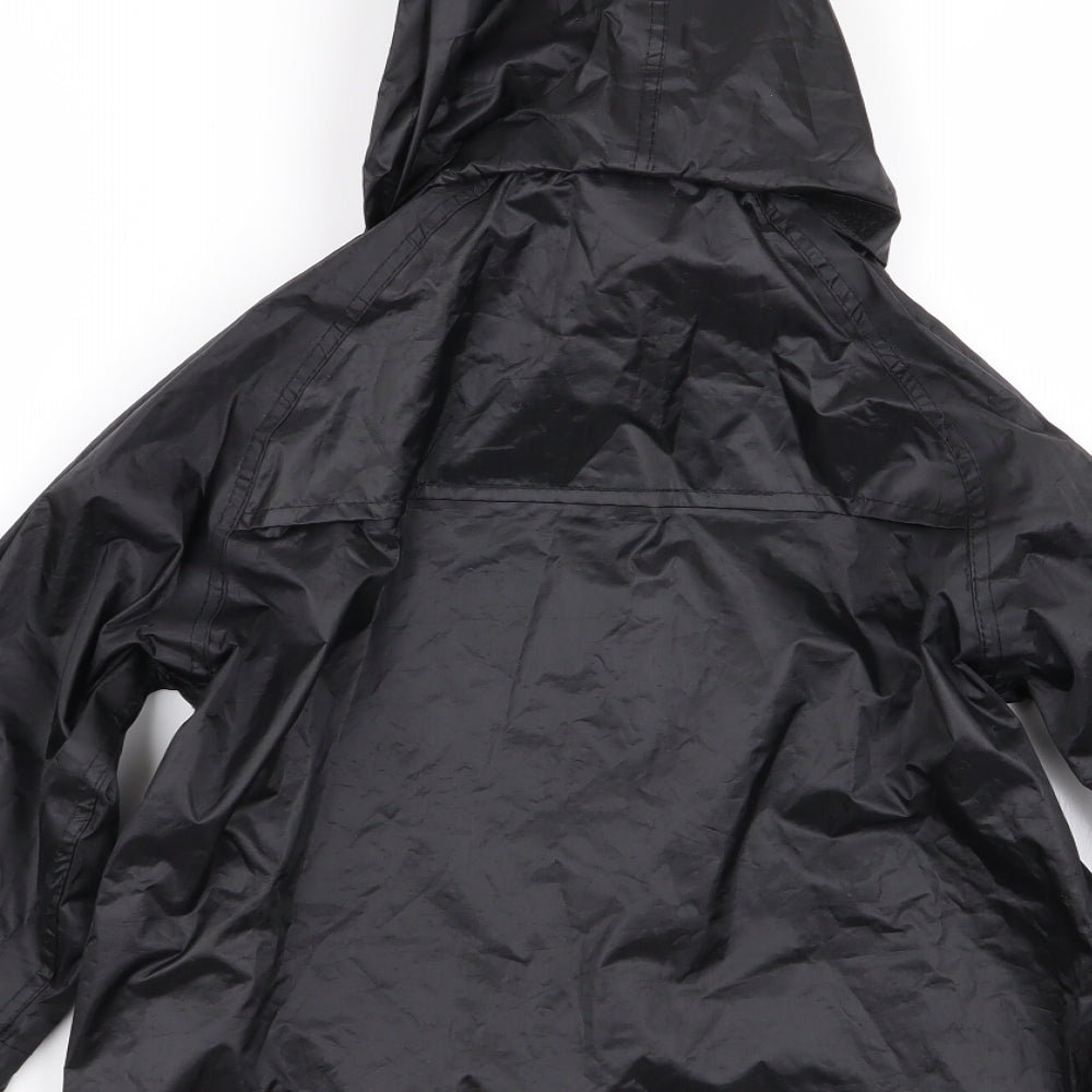 wetplay Boys Black Rain Coat Coat Size 3-4 Years