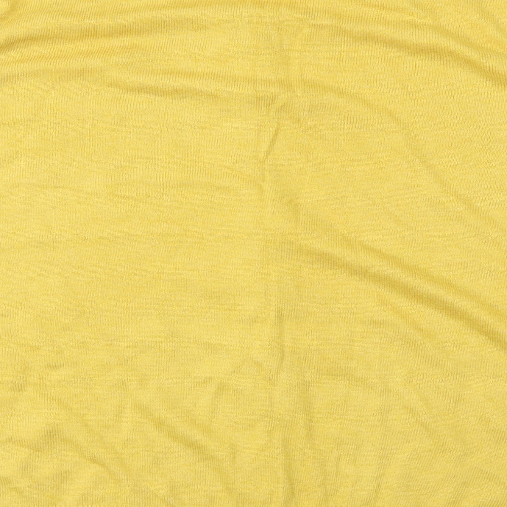 Bonmarché Womens Yellow Full Zip Jumper Size XL