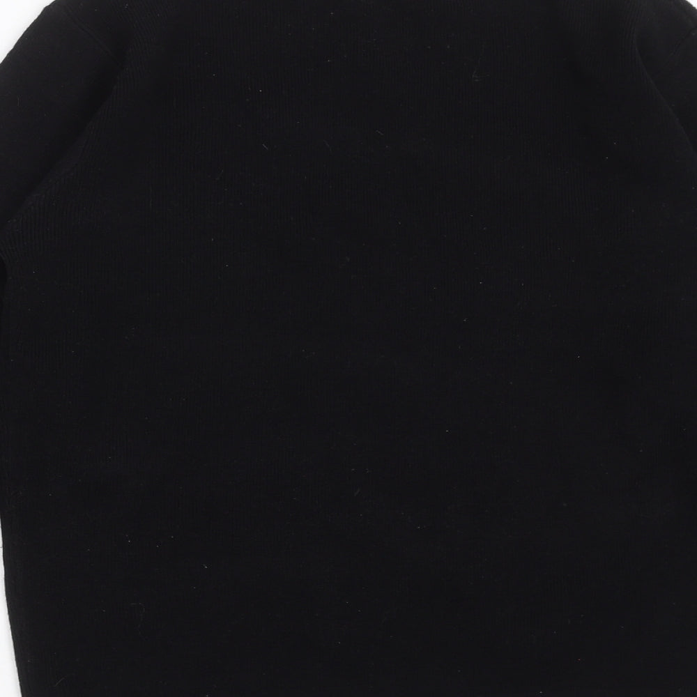 George Mens Black Knit Pullover Jumper Size S
