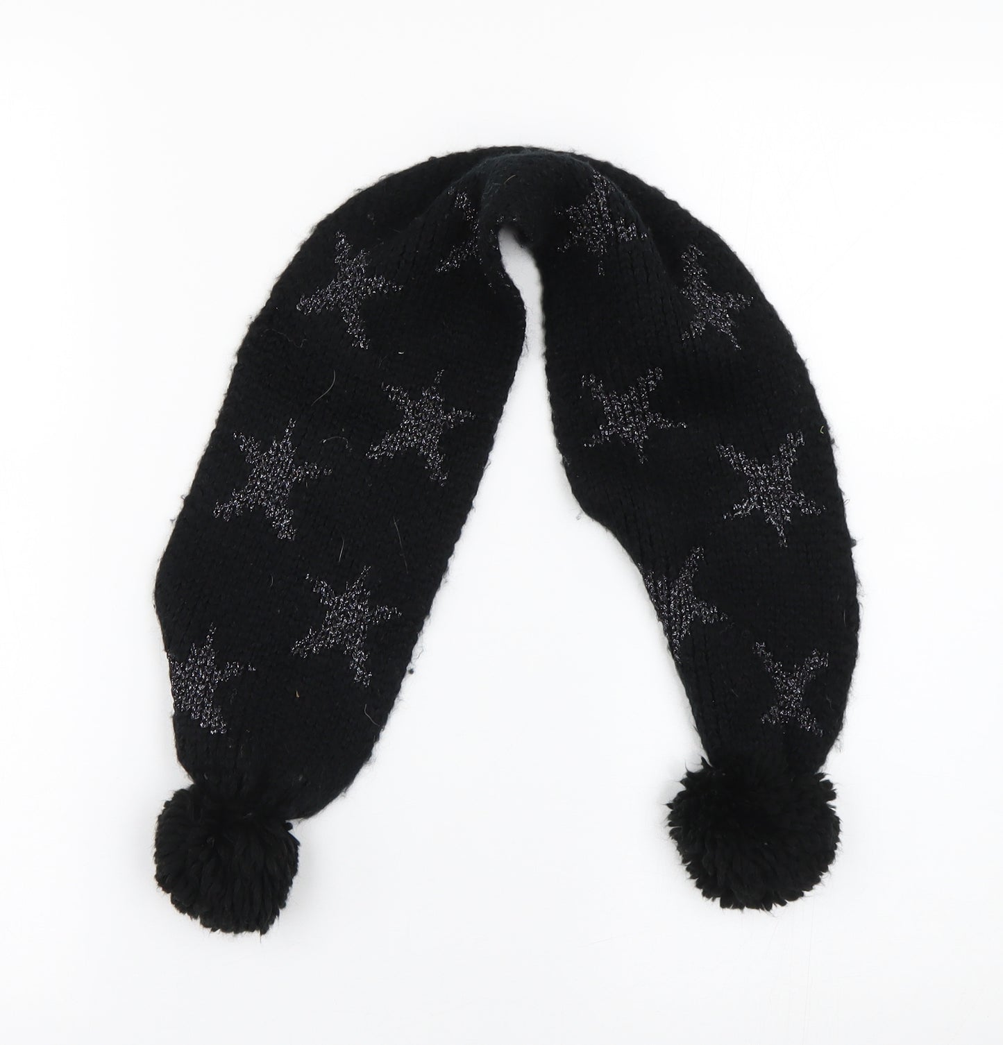 M&S Girls Black Scarf Scarves & Wraps One Size