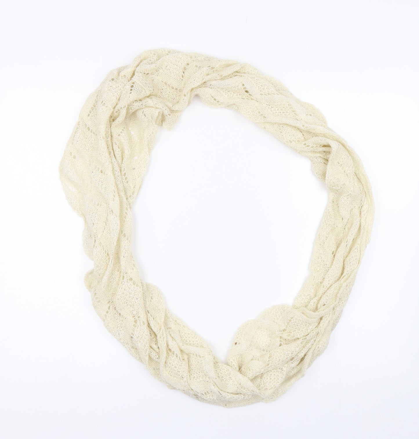 Accessorize Womens Beige Knit Scarf