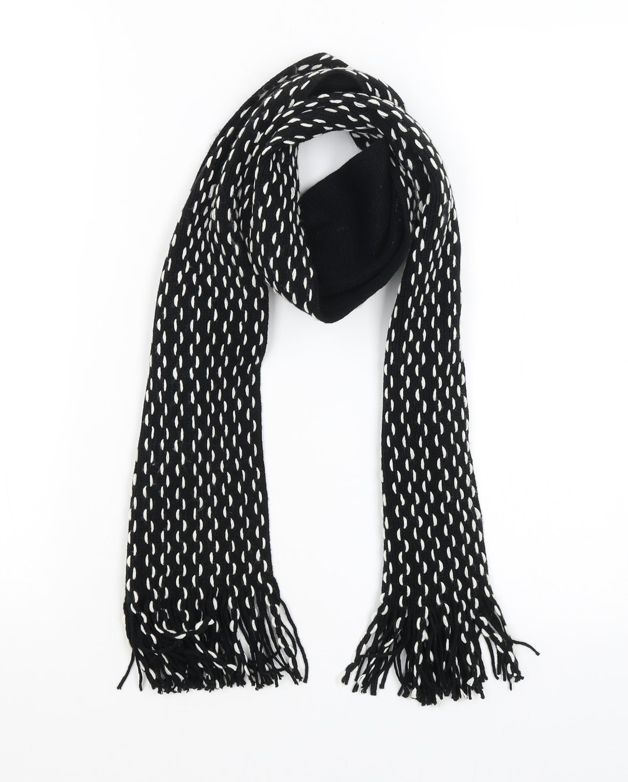 Preworn Womens Black Scarf