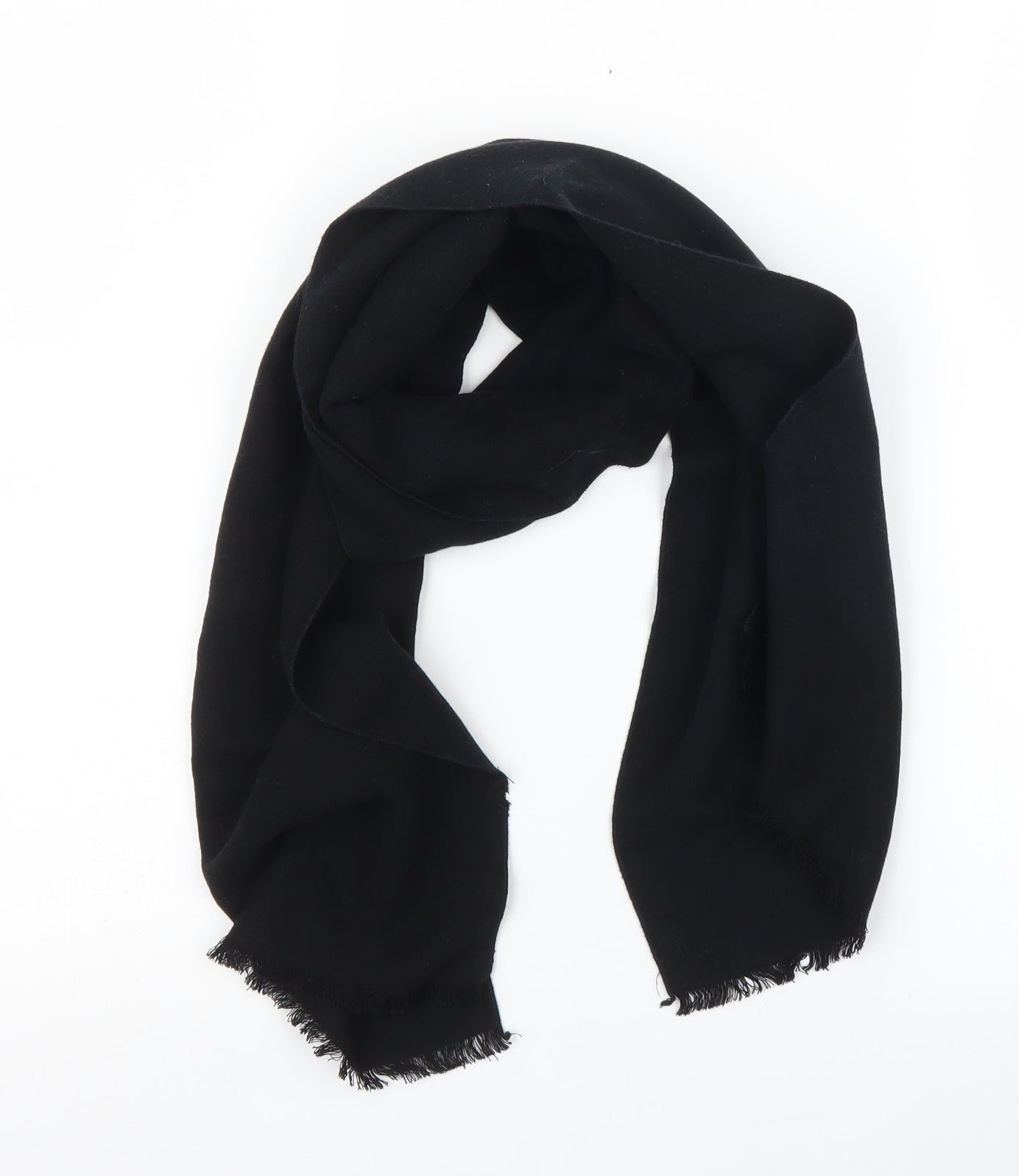 Preworn Unisex Black Scarf