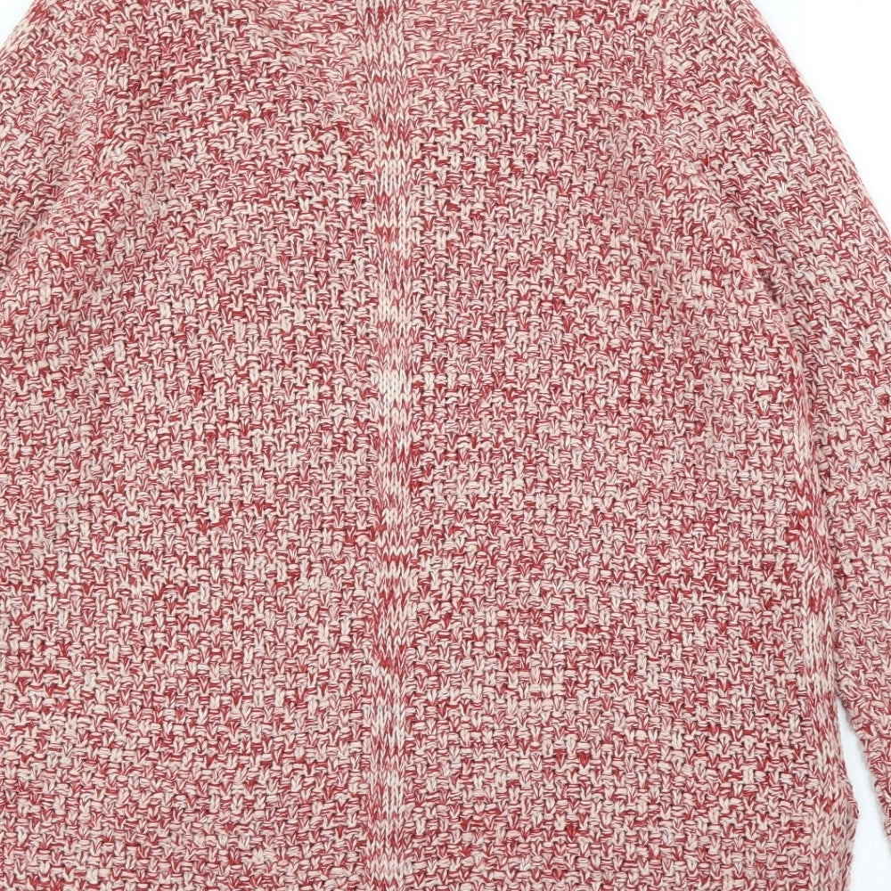 M&Co Womens Red Pullover Jumper Size 12