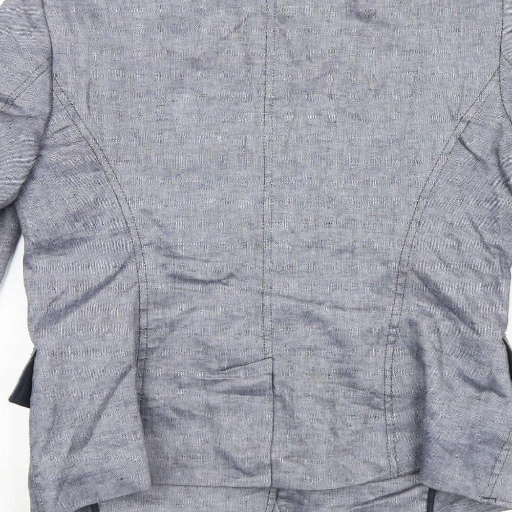 Marks and Spencer Womens Grey Jacket Blazer Size 8