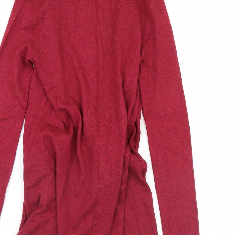 Marks and Spencer Womens Purple Cardigan Jumper Size 10
