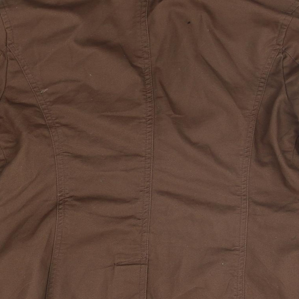 BERKETEX Womens Brown Jacket Suit Jacket Size 10