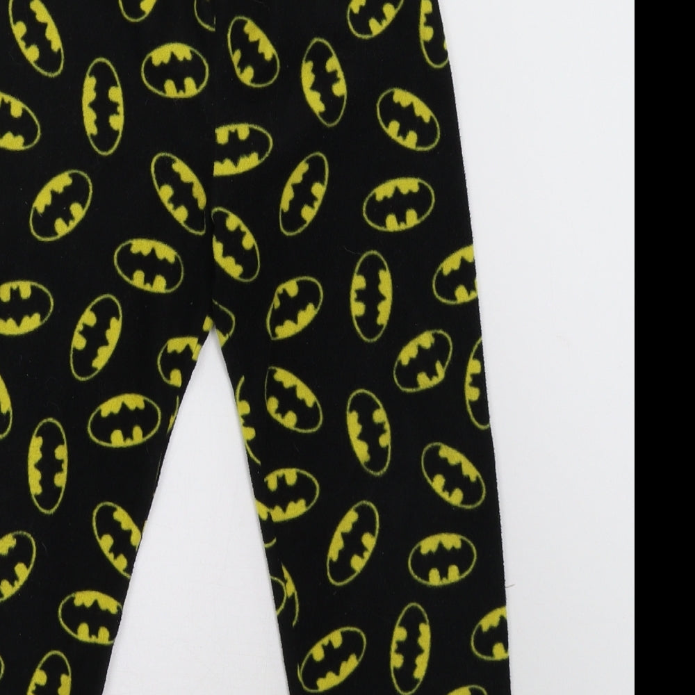 Primark Boys Black Fleece Pyjama Set Size 5-6 Years - Batman