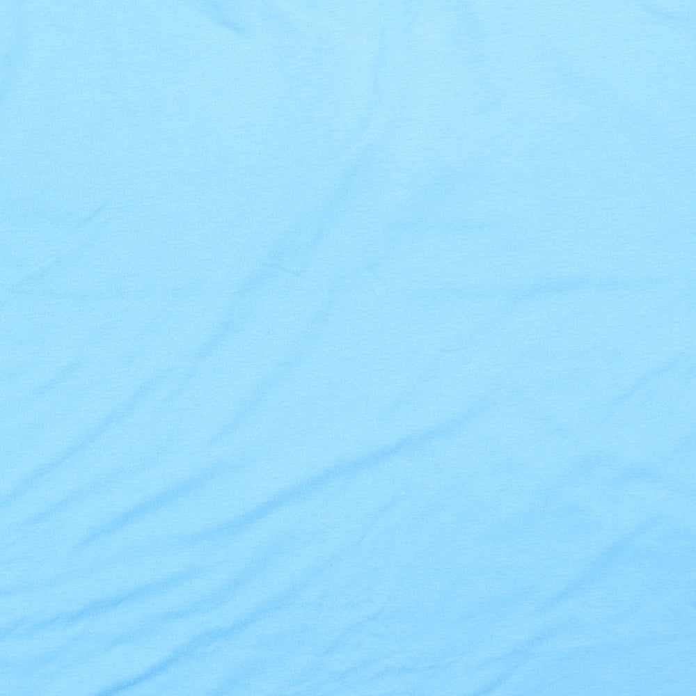 Preworn Womens Blue Basic T-Shirt Size 14