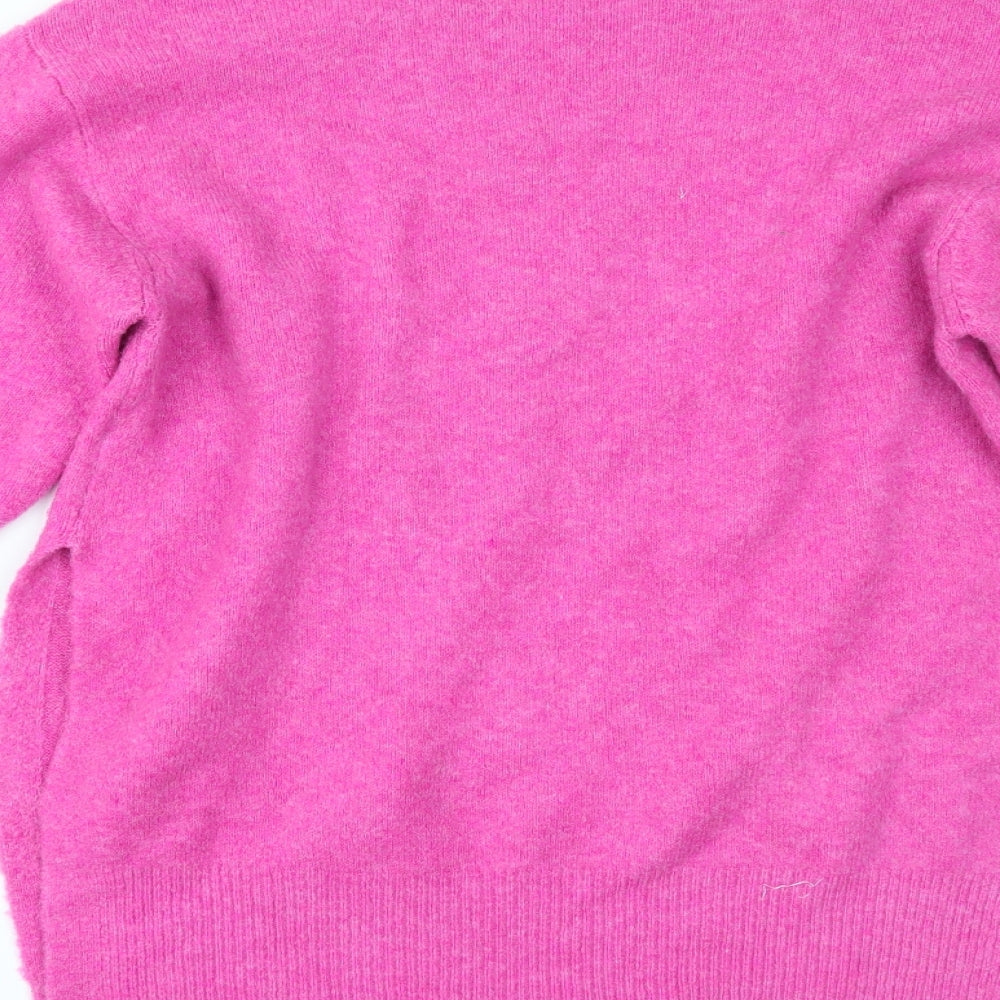 River Island Womens Pink Pullover Jumper Size M