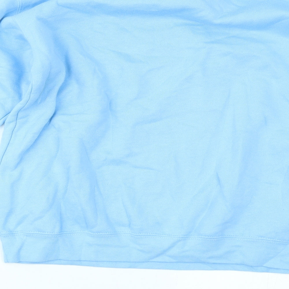 Fruit of the Loom Girls Blue Pullover Jumper Size 14-15 Years