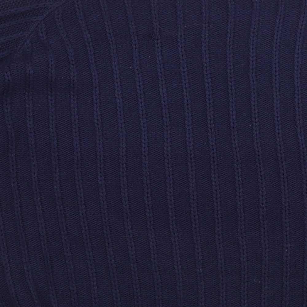 BASSINI Womens Blue Pullover Jumper Size L
