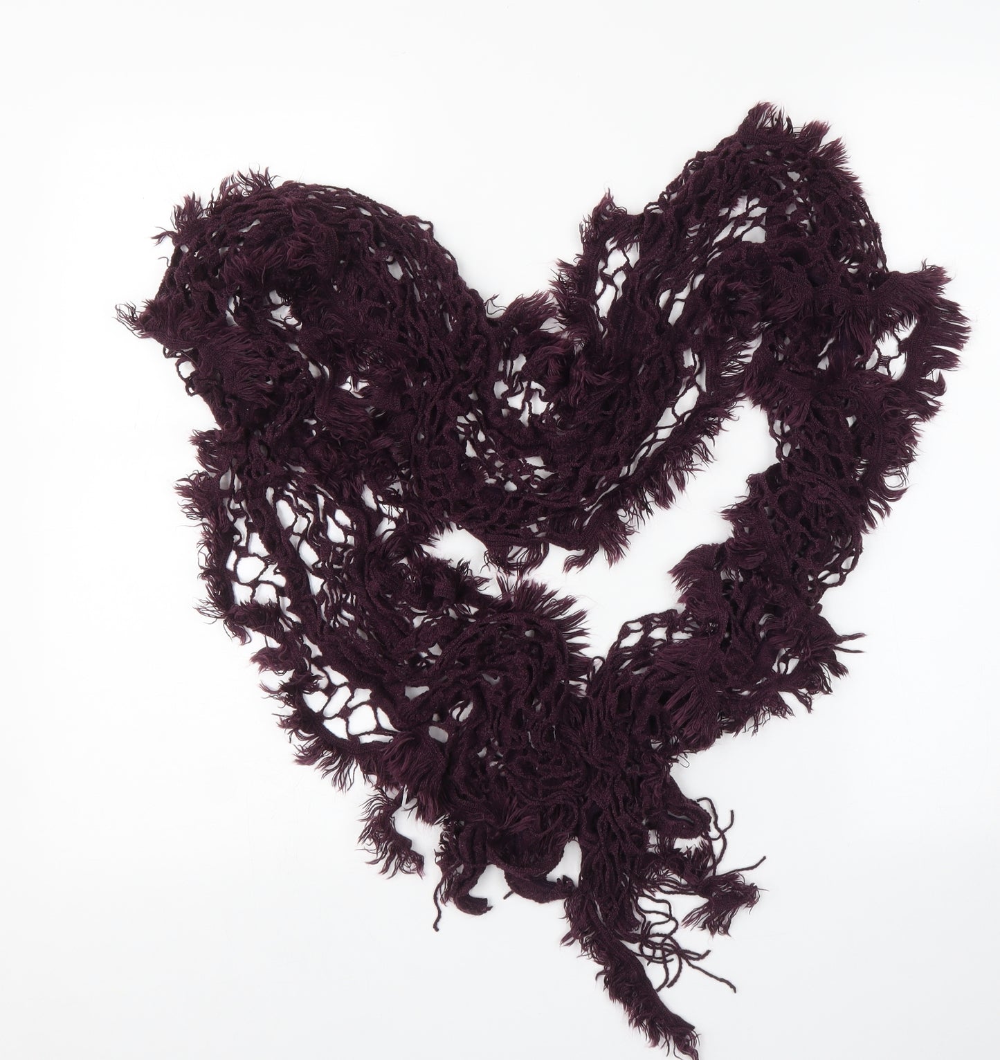 Preworn Womens Purple Scarf