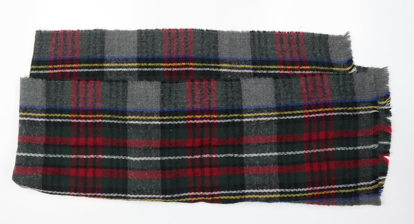 Preworn Unisex Multicoloured Plaid Shawl/Wrap