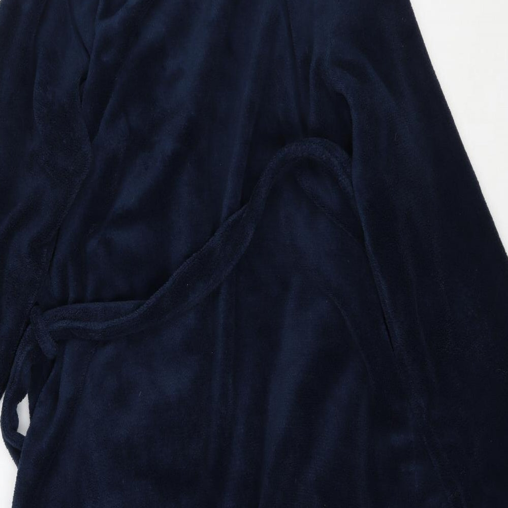 Matalan Mens Blue Camouflage Robe Size M - Dressing Gown