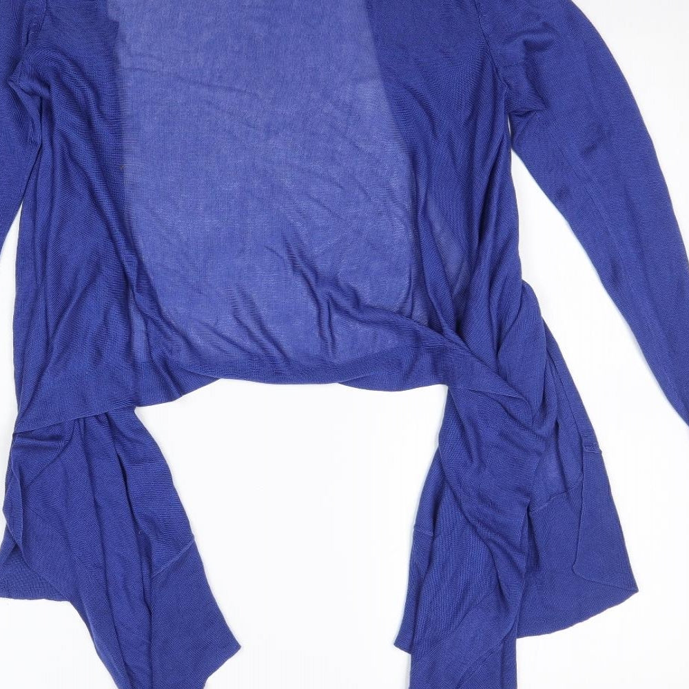 H&M Womens Blue Knit Cardigan Jumper Size XS - Waterfall
