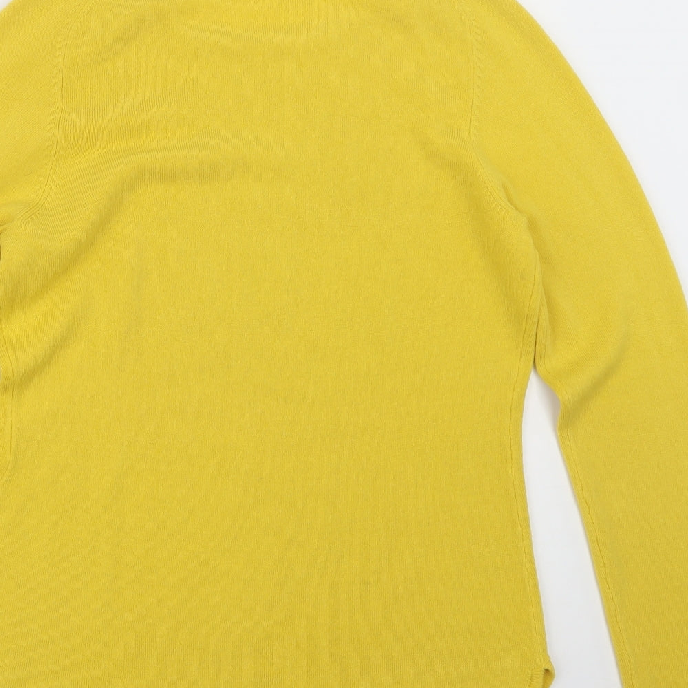 Vid a Vi Womens Yellow Knit Pullover Jumper Size S