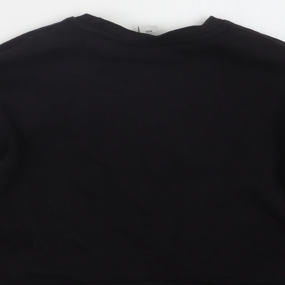 TU Girls Black Pullover Jumper Size 7 Years